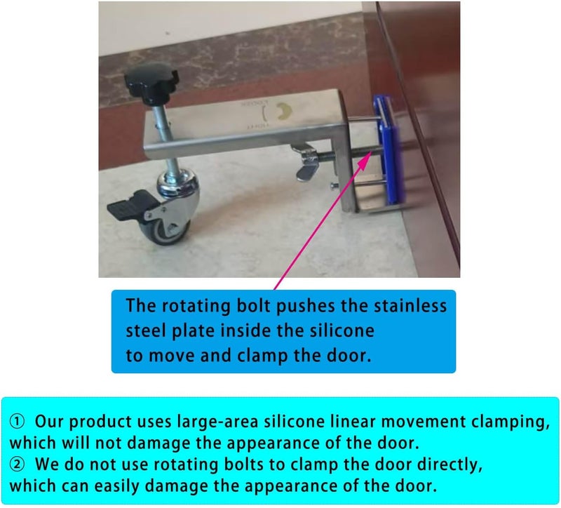 LucaTool Heavy-Duty Door Installation Tool for 1-3/8" and 1-3/4" and 2-1/4" Doors - Image 3